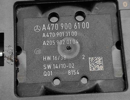 MERCEDES-BENZ X-Class 1 generation (2017-2020) Navigation Control Knob A4709006100,A4709013100,A2059020104,A4709051500,A4709006200 31645909