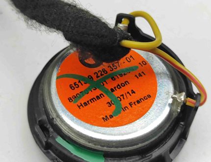 BMW M6 F06/F12/F13 (2012-2018) Front Left Door Loudspeaker 9226357 31723119