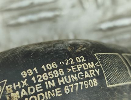 PORSCHE 911 991 (2011-2020) Шланги охлаждающей жидкости 99110601602,99110662202 32833670