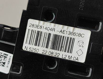 RENAULT Master 3 generation (2010-2023) Переключатель кнопок 283E81404R 32857369
