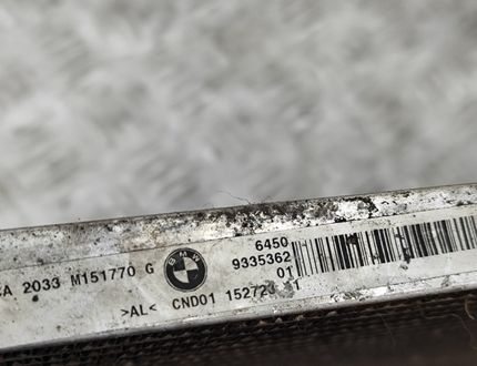 BMW 4 Series F32/F33/F36 (2013-2020) Радиатор кондиционера 9335362 32880195