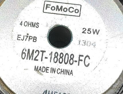 FORD Focus 3 generation (2011-2020) Front Left Door Loudspeaker 6M2T-18808-FC 32949720