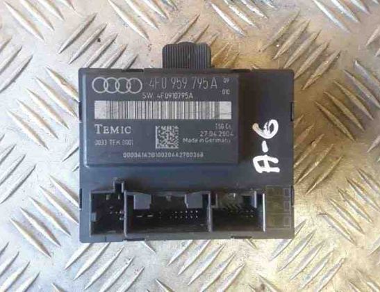 AUDI A6 C6/4F (2004-2011) Priekšējo kreiso durvju vadības bloks 4F0959795A,4F0910795A,0033TFK0001 25462298