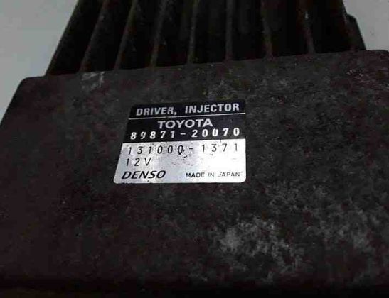 TOYOTA Corolla Verso 1 generation (2001-2009) Degvielas iesmidzinātāju vadības bloks 8987120070,1310001371 25509463