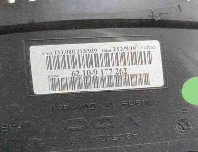 BMW 5 Series E60/E61 (2003-2010) Instrumentu panelis/spidometrs 62109177262,6965359 25517428