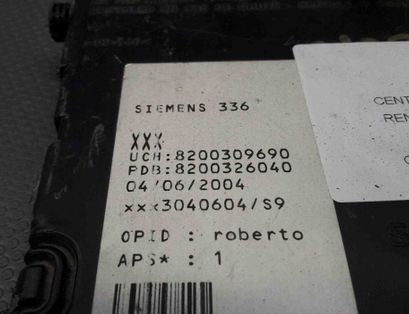 RENAULT Laguna 2 generation (2001-2007) Другие блоки управления 8200309690 30168697