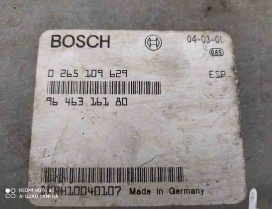 PEUGEOT 607 1 generation (2000-2008) Gearbox Control Unit 0265109629 27003246