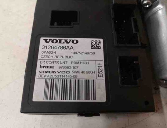 VOLVO V50 1 generation (2003-2012) Priekšējo kreiso durvju logu pacēlāja motorīts 31264786AA,5WK48980H 27069173