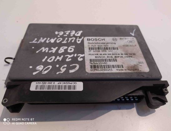 CITROËN C5 1 generation (2001-2008) Gearbox Control Unit 0260002923 28604312