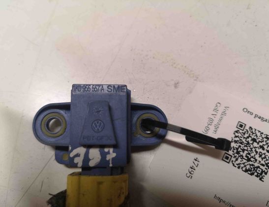 VOLKSWAGEN Golf 8 generation (2019-2023) Aizmugurējais labais trieciena sensors 1K0955557A 28680347