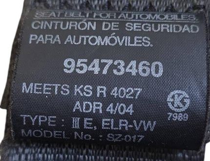 OPEL Antara 1 generation (2006-2015) Priekšējā kreisā drošības josta 20TEH34607 32751305