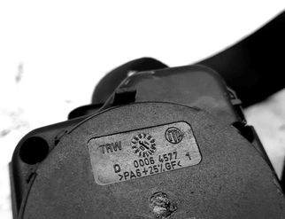 AUDI A6 C5/4B (1997-2004) Ремень безопасности средний задний 00064577 17443525