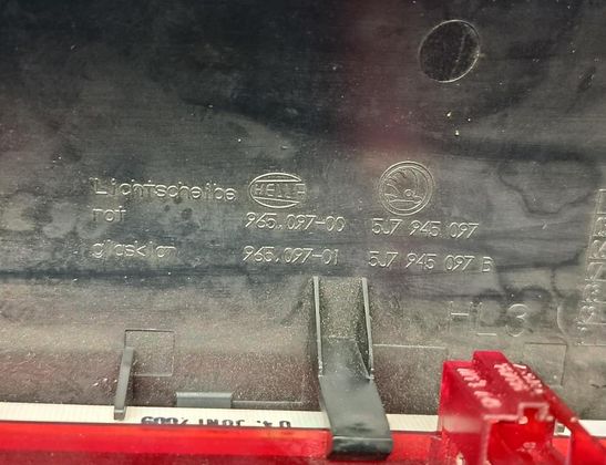 SKODA Roomster 5J  (2010-2015) Rear cover light 5J7945097 32991521