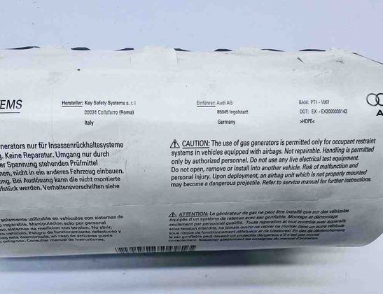 AUDI TT 8J (2006-2014) Vadības paneļa drošības spilvens SRS 1004332 32735362