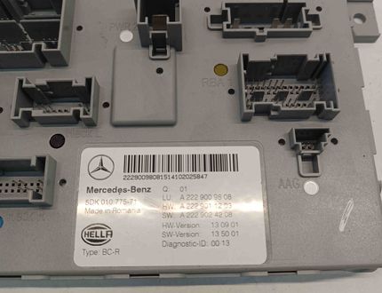 MERCEDES-BENZ C-Class W205/S205/C205 (2014-2023) Komforta vadības bloks A2229009808,A2229011203,A2229024208 28539575