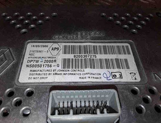 RENAULT Espace 4 generation (2002-2014) Navigation Display 8200307275,216769615,NS00501756G 11659212