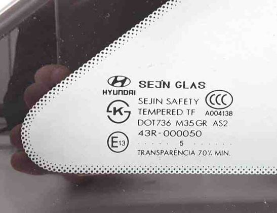 HYUNDAI Grandeur TG (2005-2011) Фортка задняя правая 43R000050,DOT736,M35 20749942