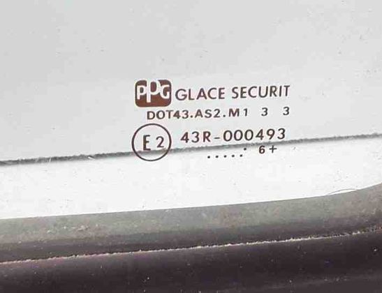 PEUGEOT Expert 1 generation (1996-2007) Rear Left Door Glass 43R000493,DOT43,AS2 20750085