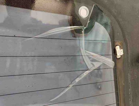 KIA Sorento 1 generation (2002-2011) Rear Window Glass 43R000384,AS2 20765372