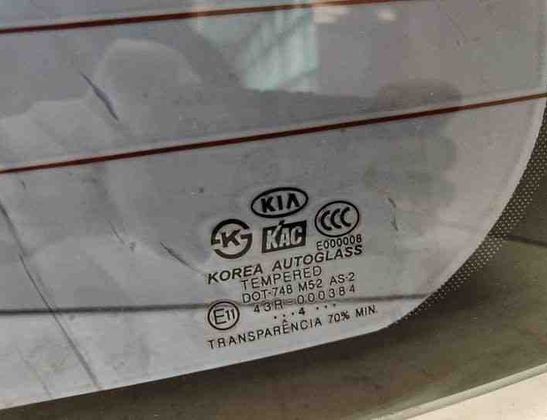KIA Sorento 1 generation (2002-2011) Rear Window Glass 43R000384,AS2 20765372