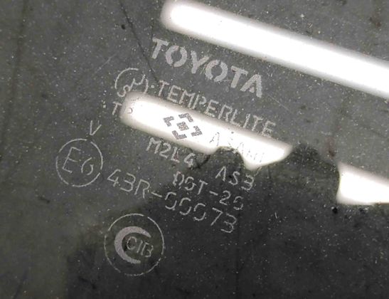TOYOTA Previa 2 generation (2000-2006) Rear Right Door Window Glass 43R00073,AS3,M2L4 23370656