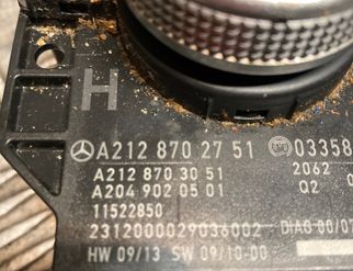 MERCEDES-BENZ E-Class W212/S212/C207/A207 (2009-2016) Navigation Control Knob 2128702751,a2128702751 32935796