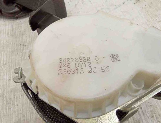 BMW 3 Series F30/F31 (2011-2020) Front Left Seatbelt 34078320C 31060852