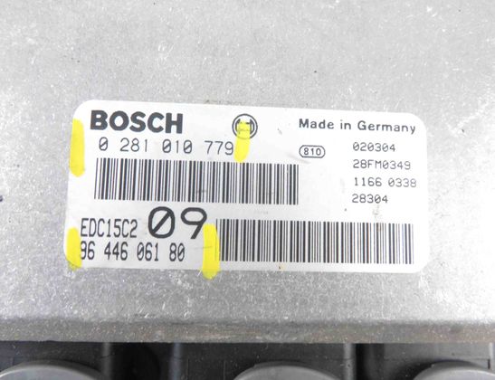 PEUGEOT 307 1 generation (2001-2008) Блок управления 0281010779,9644606180 29438300