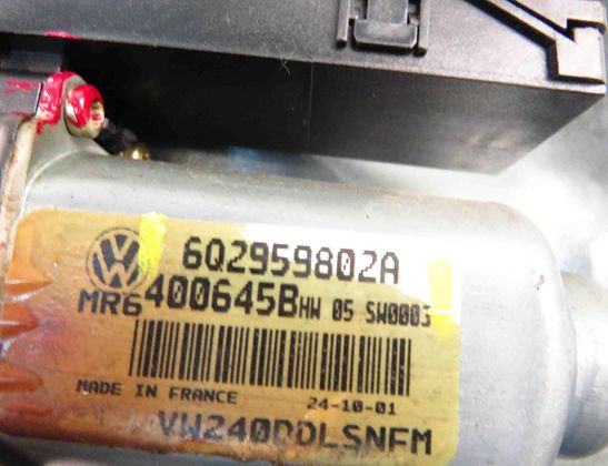 VOLKSWAGEN Polo 4 generation (2001-2009) Стеклоподъемник передней левой двери 6Q4837461G,6Q2959802A,6Q4837755 31086673