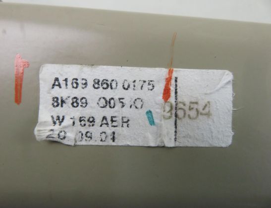 MERCEDES-BENZ A-Class W169 (2004-2012) Trunk curtain A1698600175 33033322