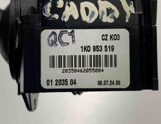 SEAT Leon 2 generation (2005-2012) Cruise Control Stalk Knob 1K0953519 30675750