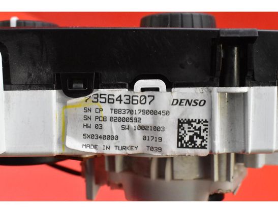 FIAT Tipo 2 generation (2015-2024) Climate Control Unit 735643607 33067259