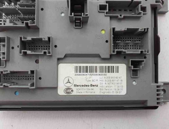 MERCEDES-BENZ GLC X253 (2015-2024) Блок управления Комфорт A2059006047 30255843