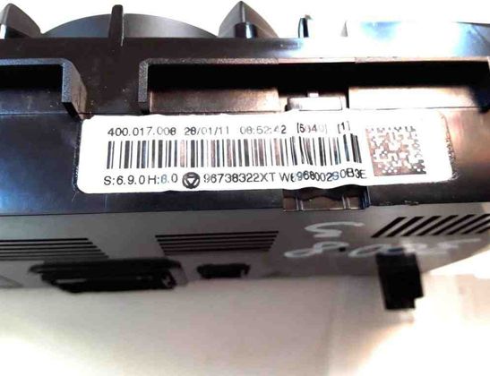 PEUGEOT 3008 1 generation (2010-2016) Klimata kontroles modulis 96738322XT,400017008 27808733
