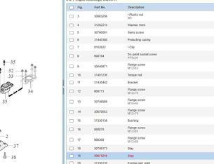 VOLVO S60 2 generation (2010-2020) Front engine mount 30671219,6g926p082ab 15034751