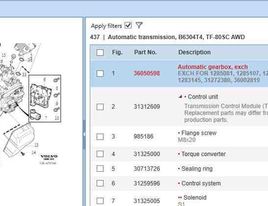 VOLVO S60 2 generation (2010-2020) Коробка передач 36050598,TF-80SC,31272380,1285169,36001237,36002819,T13F3807106 17950004