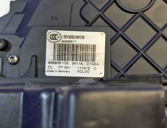 VOLVO S80 2 generation (2006-2020) Замок двери передний правый 31253658,30799302 25306574