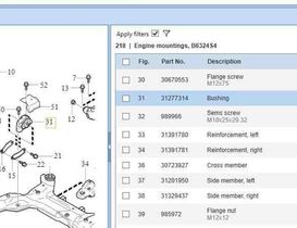 VOLVO XC70 2 generation (2000-2007) Right Side Engine Mount 31277314 31280754