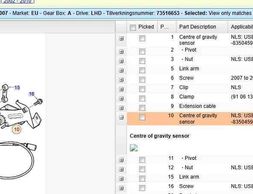 SAAB 95 1 generation (1959-1977) Left Side Height Sensor 5409529,12783354 32077486
