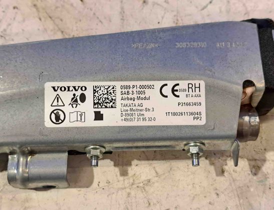 VOLVO XC60 2 generation (2017-2024) Priekšējā labā sēdekļa drošības spilvens SRS 31663459 32144089