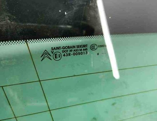 CITROËN C5 2 generation (2008-2017) Aizmugurējais stikls 43R005013,E243R005013 26515817