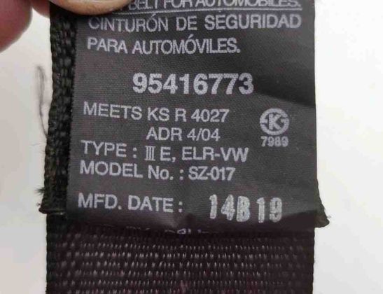 OPEL Antara 1 generation (2006-2015) Priekšējā labā drošības josta 95416773 31176689