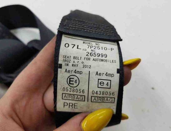 TOYOTA Avensis 3 generation (2009-2020) Priekšējā kreisā drošības josta E40538056 31204363