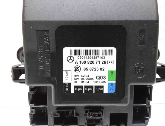 MERCEDES-BENZ A-Class W169 (2004-2012) Rear Left Door Control Unit A1698207126 23599358