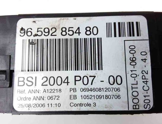 PEUGEOT 207 1 generation (2006-2009) Блок управления Комфорт 9659285480 31375337