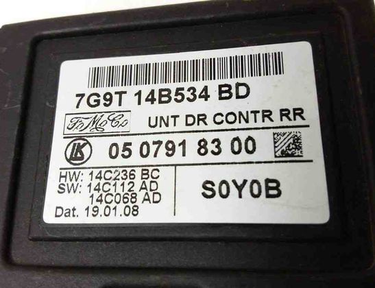 FORD Mondeo 4 generation (2007-2015) Priekšējo labo durvju vadības bloks 7G9T14B534BD 31387926