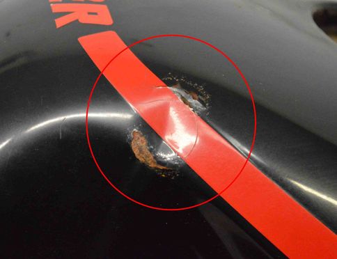 YAMAHA FZR 3 generation (2009-2015) Petrol fuel tank 26806599