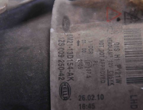 FORD Galaxy 2 generation (2006-2015) Priekšējais labais lukturis 6M2113D154AK 32570215