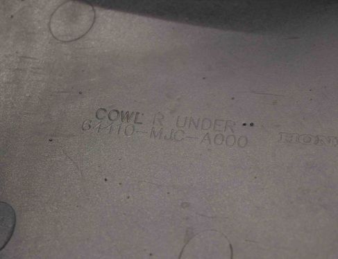 HONDA CBR (1983-2016) L551 (2 gen) (2018-2024) Кожух панели обтекателя правой стороны 64410-MJC-A000,64331-MJC-A000,64310-MJC-A000 32101080