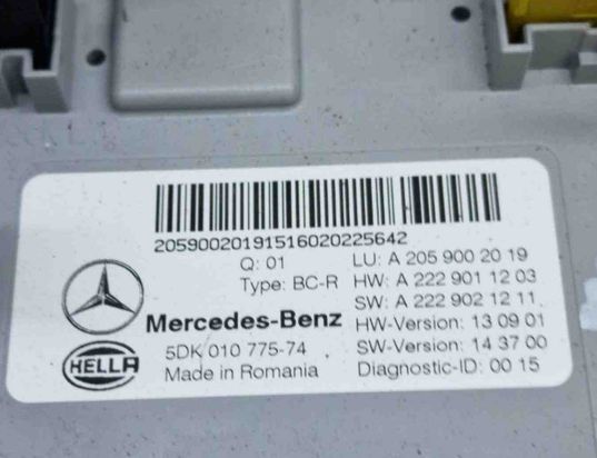 MERCEDES-BENZ C-Class W205/S205/C205 (2014-2023) Блок управления Комфорт A2229021211,A2059002019 30159868